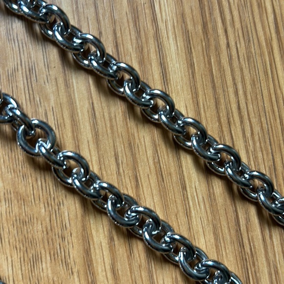 LS 5th style in the DIY collection of necklaces. 4 chains silver plated rhodium - Picture 11 of 14